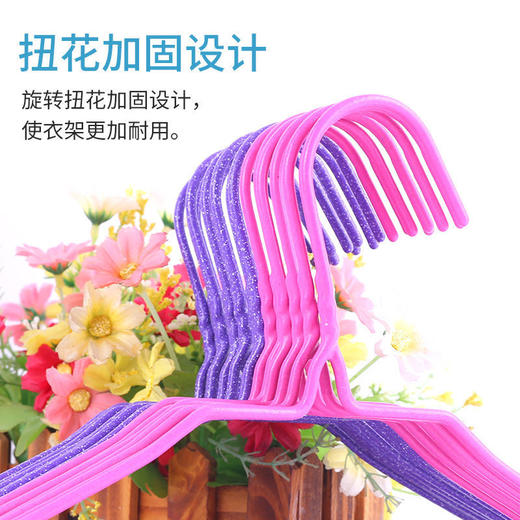 【加粗款】居家日用成人衣架子 加厚加粗衣架挂钩收纳整理衣服撑晾衣架 商品图6