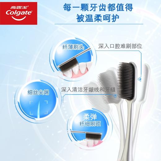 高露洁纤柔超细纤纳丝炭双支装 商品图3