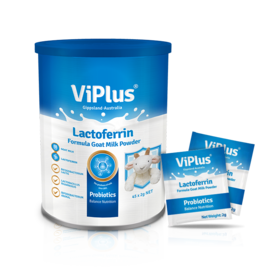 澳洲进 维爱佳viplus乳铁蛋白多种益生菌配方羊奶粉45*2g/罐【维爱佳】