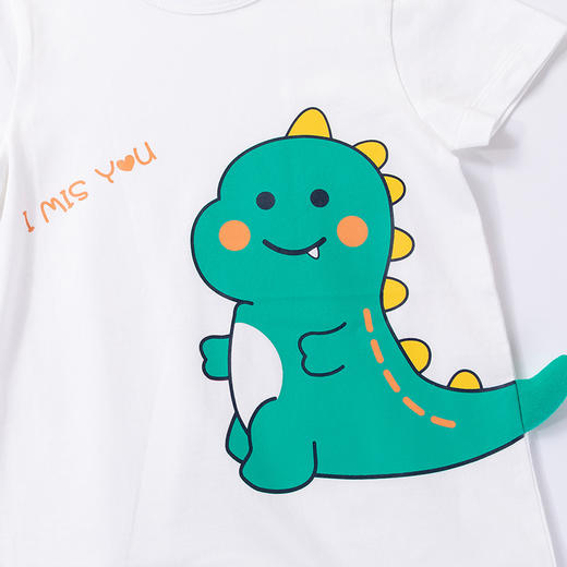 贝贝怡男宝宝宝外出服可爱小恐龙连体衣哈衣212L461
 商品图10