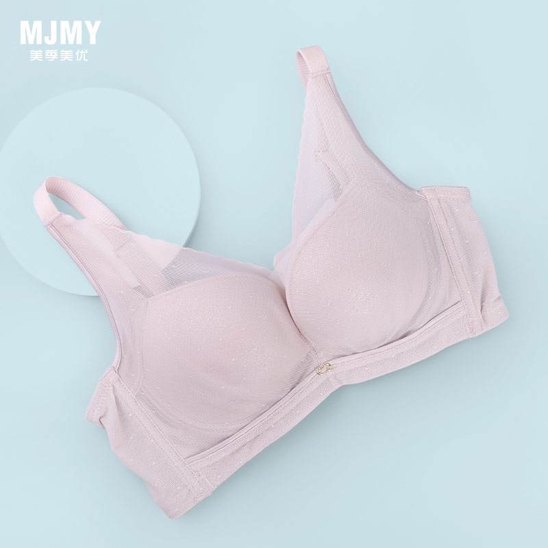 W151A02美季美优星点锁边云感棉文胸