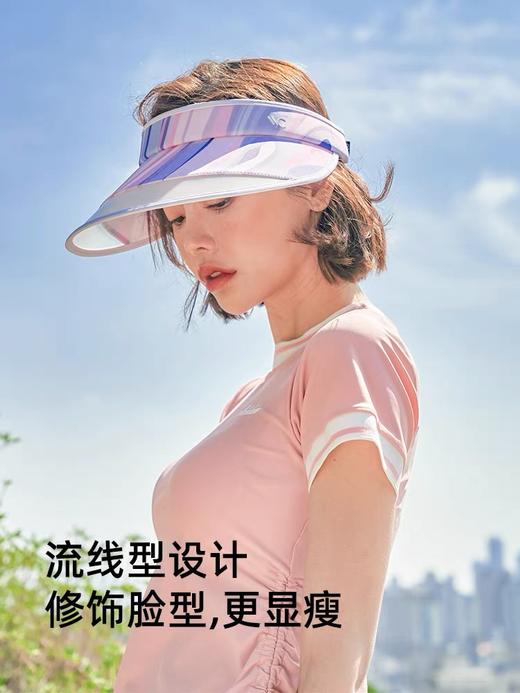 韩国VVC防晒帽女神帽2021 新款空顶骑行户外防紫外线女夏季大帽檐遮阳帽太阳帽 商品图11