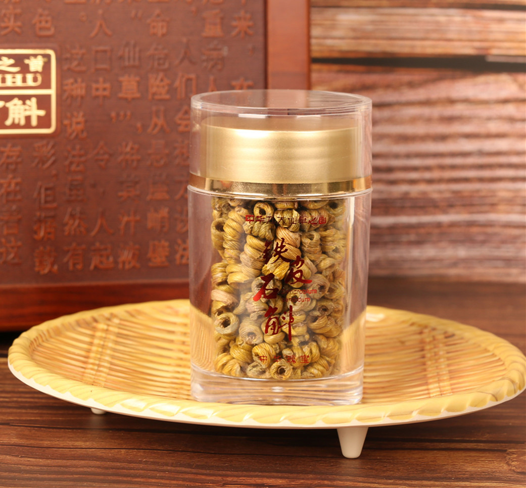 【铁皮石斛枫斗】--5年生长期、胶质浓郁，品质上乘