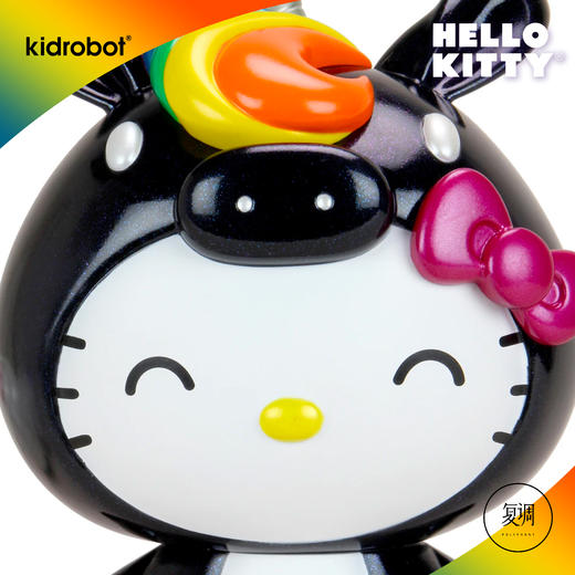 现货 Kidrobot 凯蒂猫独角兽系列 黑色版 Hello Kitty 商品图3