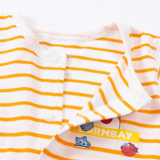 贝贝怡新生婴儿连体衣夏装宝宝睡衣婴幼儿和尚服短袖爬服哈衣BB1259
 商品图2