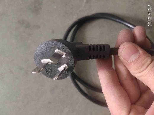 【货号07613】1.2米无油机电线 空压机电线三插电缆线无油机配件0.75平方 商品图6