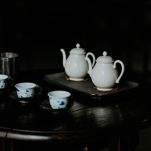 学古小鸿壶「象牙黄釉」 商品图1