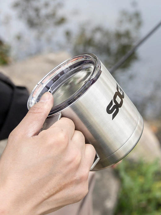 SOG索格户外304不锈钢真空双层马克杯大容量防摔饮水杯办公杯 商品图8