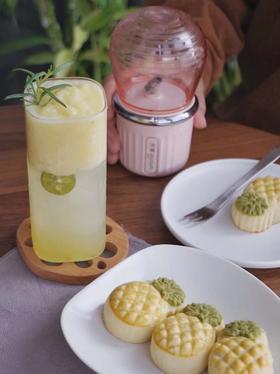 泡泡果汁杯｜菠萝青桔气泡水