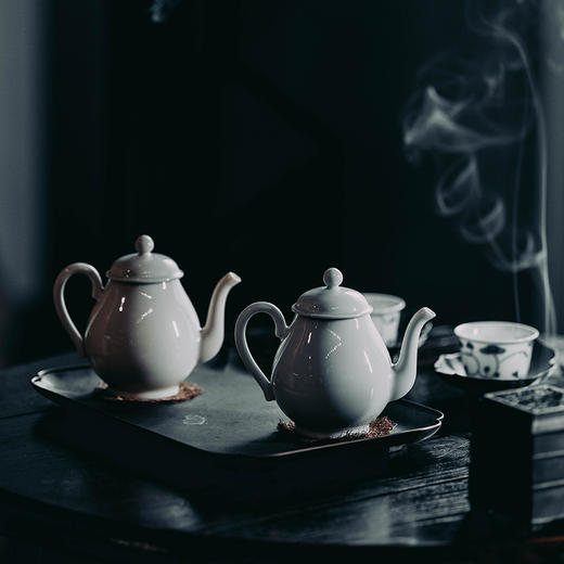 学古小鸿壶「青白釉」 商品图5