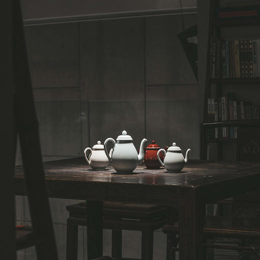 学古小鸿壶「象牙黄釉」 商品图5