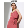 VIMAGE纬漫纪夏季设计感小众轻熟吊带雪纺小上衣女打底衫VA2113107 商品缩略图4