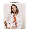 【lost pattern】几何窗格窄领带 商品缩略图3