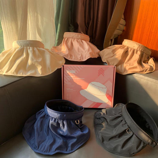 可折叠防晒贝壳帽1顶，下单颜色备注留言！ 商品图0