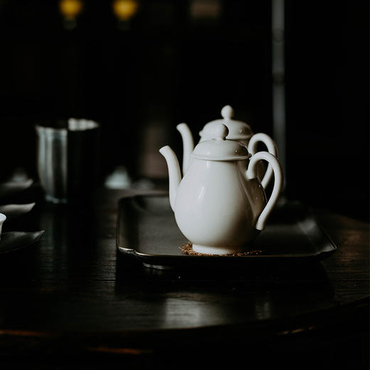 学古小鸿壶「象牙黄釉」 商品图2