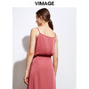 VIMAGE纬漫纪夏季设计感小众轻熟吊带雪纺小上衣女打底衫VA2113107 商品缩略图2
