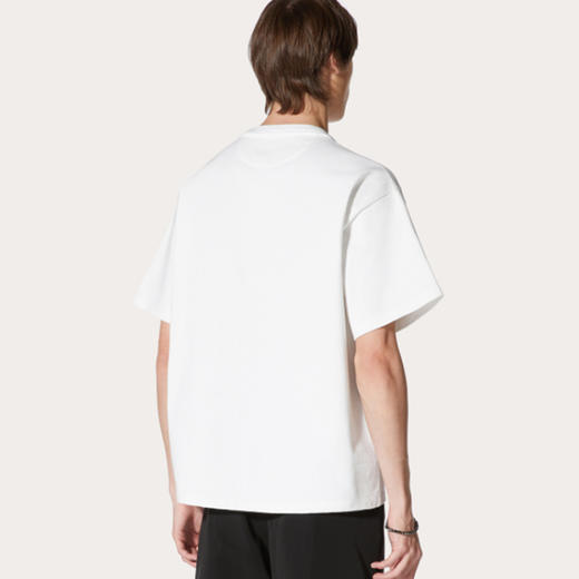 VALENTINO 华伦天奴 男士 圆领短T 白色 VV3MG03S742 A01 商品图2