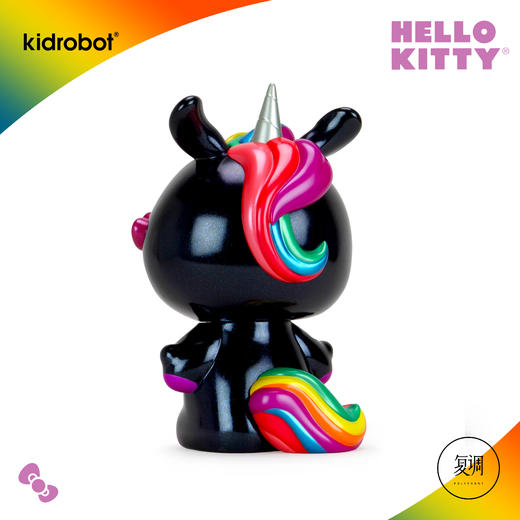 现货 Kidrobot 凯蒂猫独角兽系列 黑色版 Hello Kitty 商品图2