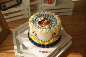 复古手绘小老虎