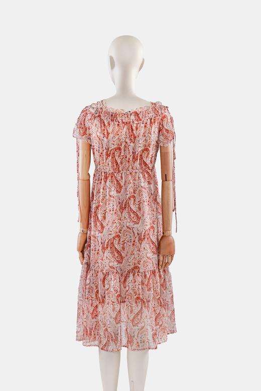 肩袖穿带度假连衣裙 商品图3