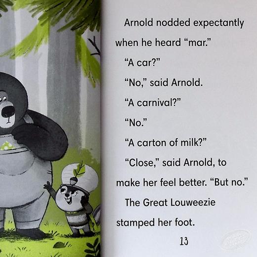 【中商原版】Arnold And Louise:The Great Louweezie #1 大熊阿诺与小栗鼠路易丝1 英文原版 进口图书 分级阅读 7-12岁 商品图3