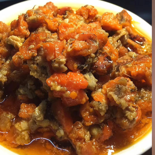 江南名菜 蟹黄油 秃黄油 蟹粉 100%的纯正蟹黄，不掺杂一丝蟹肉蟹膏 商品图1