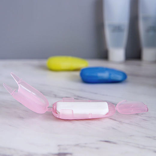 【户外一次性卫生清洁香皂片】 旅行便携式香皂纸5盒装洗手片迷你清洁工具 商品图3