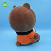 LINE FRIENDS2#耳机款布朗熊BF19037毛绒玩偶公仔 商品缩略图3