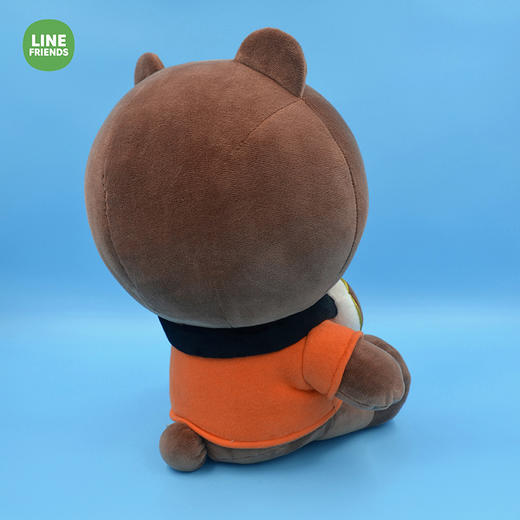 LINE FRIENDS2#耳机款布朗熊BF19037毛绒玩偶公仔 商品图3