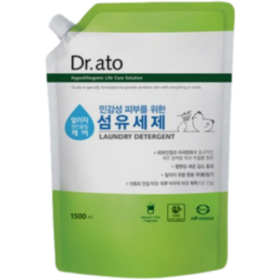 Dr.ato 爱托纤维洗衣液敏感宝宝皮肤专用1500ml【中】  