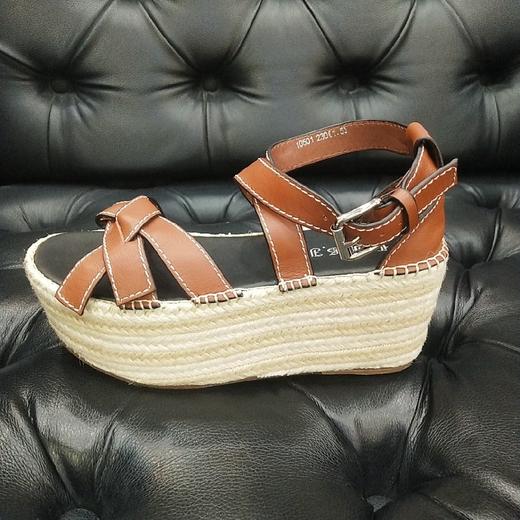 LFGJ 10501 中性复古松糕厚底凉鞋 商品图6