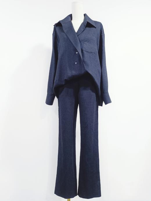 OFFiNG 宽门襟小提花廓形衬衫 商品图7