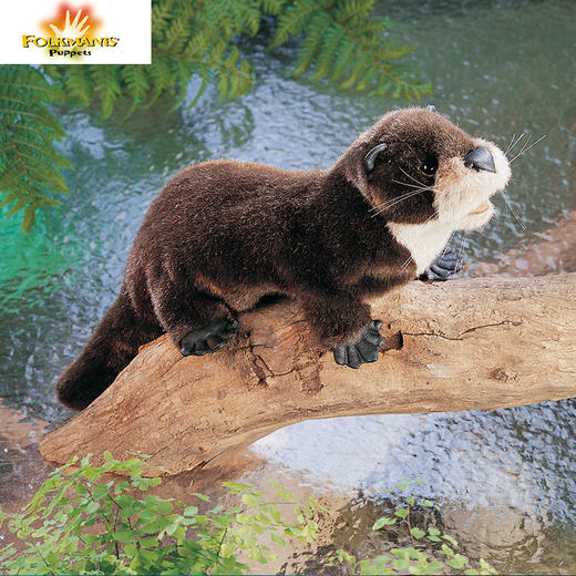 Folkmanis Puppets水獭玩具/2266玩偶毛绒玩具礼物 商品图1