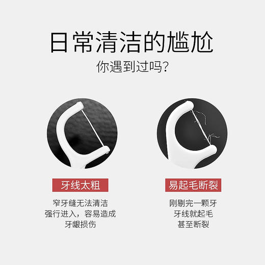 思美客200D级特细纤细牙线棒50支装  1盒/3盒 商品图4