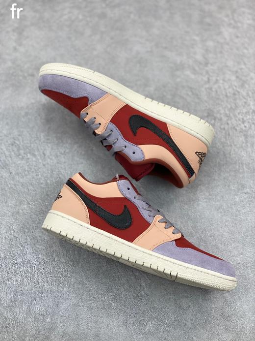 Air Jordan 1 Low 红粉紫低帮 官方同步新色 商品图0