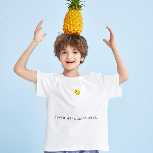 龙之涵2021夏季新品男童全棉短袖T恤 商品图8