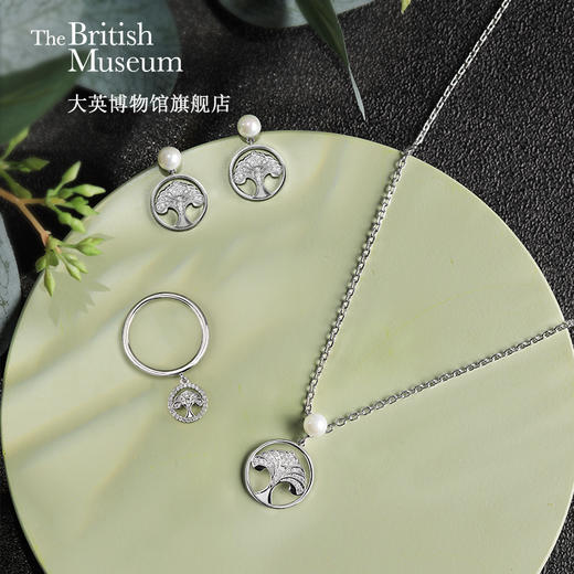 大英博物馆官方生命之树系列首饰项链耳钉戒指创意礼物 商品图0
