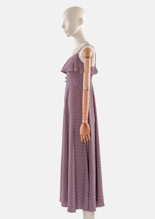 后漏背度假吊带裙 商品图2