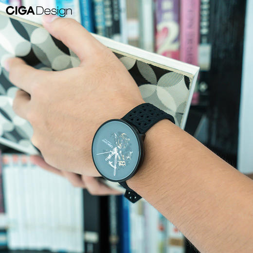 CIGA design玺佳品牌·定制专属镂空硅胶表带付邮 商品图6