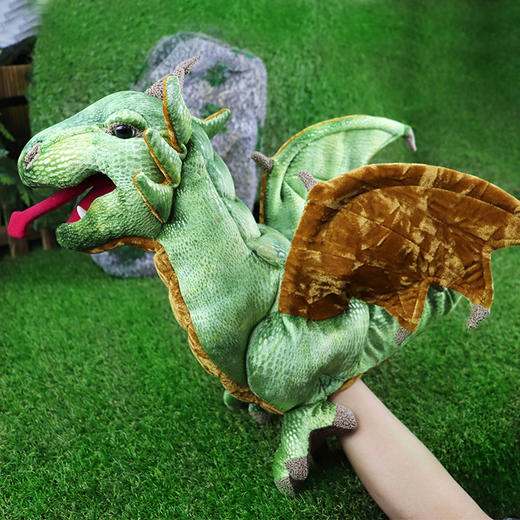 Folkmanis Puppets绿龙玩具/2812玩偶毛绒玩具礼物 商品图2