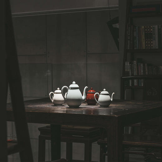 学古小鸿壶「霁红釉」 商品图5