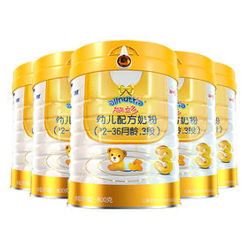 澳优（Ausnutria）奶粉进口能立多1/2/3段 婴幼儿配方奶粉 800g*6罐（箱装）【澳优】