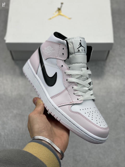 春季特价💰480 公司级 # Air Jordan 1 Mid 白粉配色 商品图0