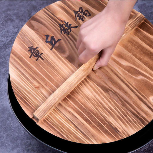 【顺丰包邮】纯手工锻打章丘铁锅舌尖上的中国同款无涂层炒菜不粘铁锅家用 商品图7