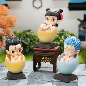 萌奇哪吒之魔童降世蛋宠公仔盲盒玩具礼物潮流桌面摆件手办