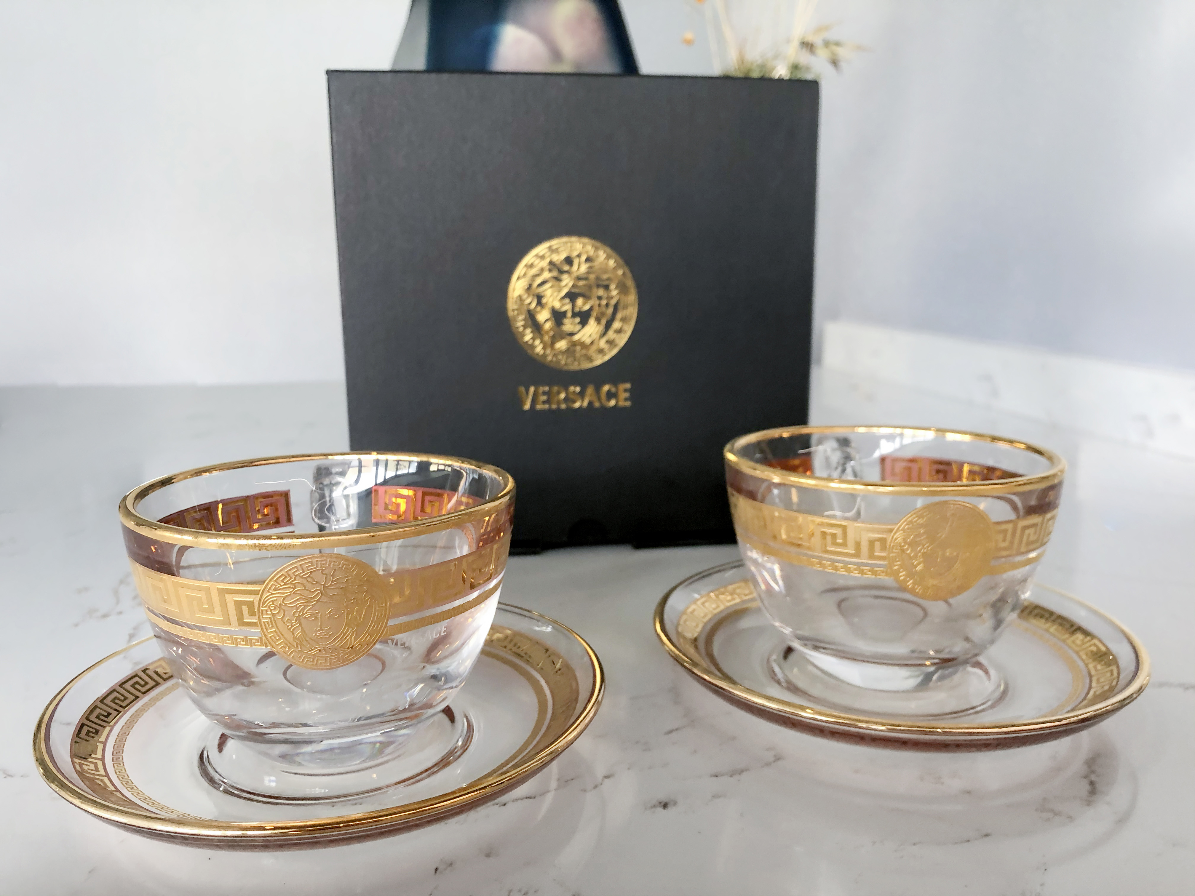 Rosenthal meets Versace范思哲咖啡杯2人份