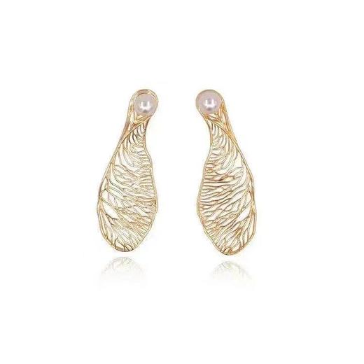 【Lens推荐】⻜行的种子-槭树 翅膀耳饰 商品图0