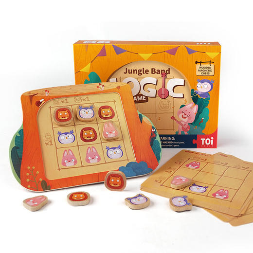TOI丛林乐队逻辑游戏TPZY196儿童创意启蒙桌面益智玩具 商品图0