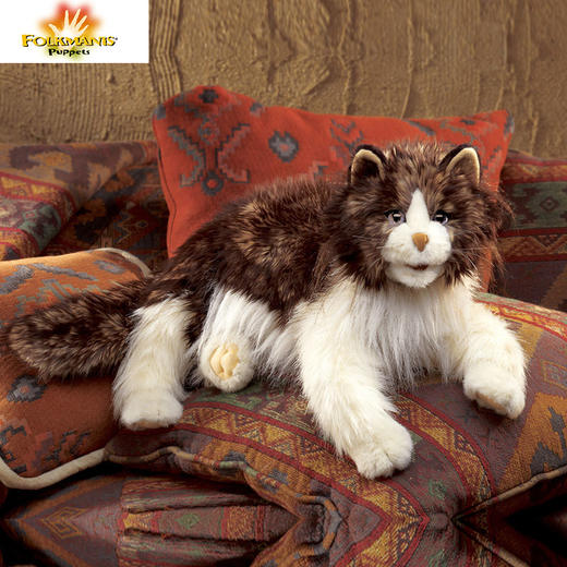 Folkmanis Puppets布偶猫玩具/2558玩偶毛绒玩具礼物 商品图1