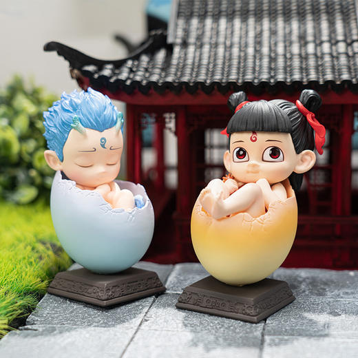 萌奇哪吒之魔童降世蛋宠公仔盲盒玩具礼物潮流桌面摆件手办 商品图2